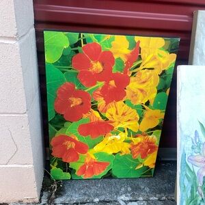 Vibrant Floral Canvas Art